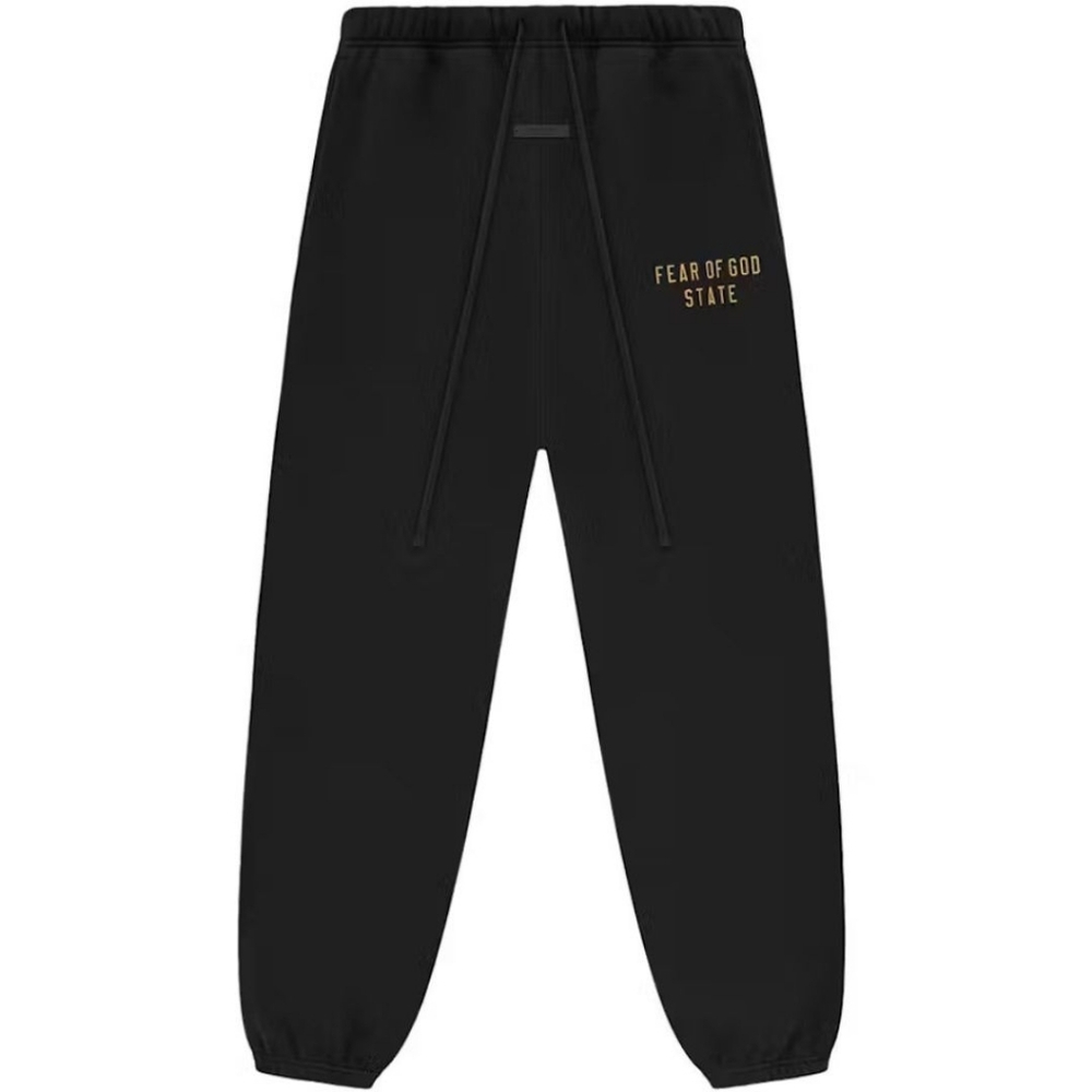 Fear of God Essebtials Black Fleece Sweatpants Men's Small New Wjth Tags